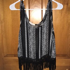 Black & White Tank Top